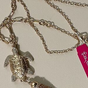 Lilly Pulitzer Snappy Tassel Necklace NeW